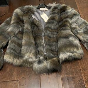 Ramy Brook Krissy faux fur jacket